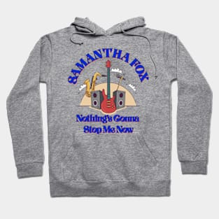 Samantha Fox T shirt Blue Hoodie